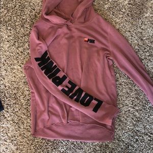 Pink hoodie